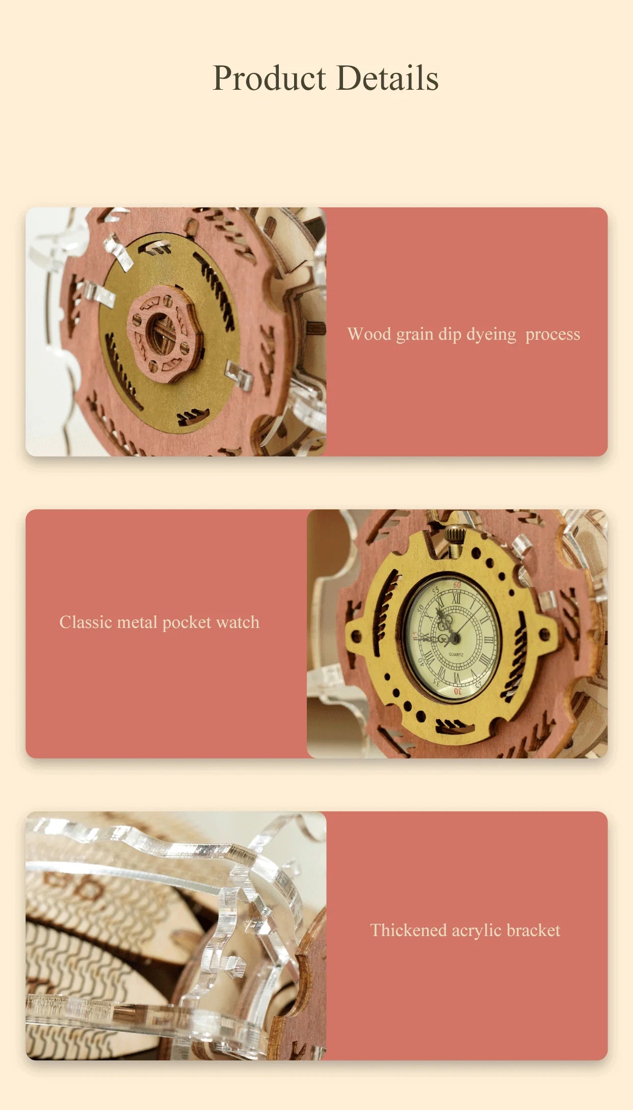 Special Discounts up to 25% on Zodiac Wall Clock: TIME ART 3D Wooden Puzzle Model Kit – Perfect DIY Gift for Teens and Adults!