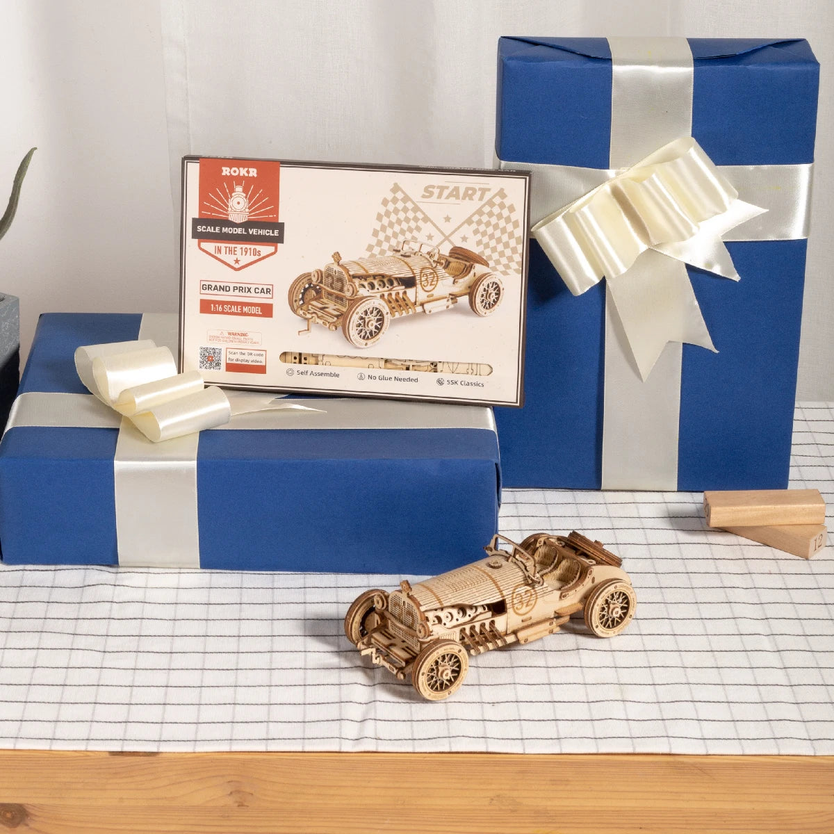 Get Up to 25% Off on 3D Puzzle Movable Steam Train, Car, Jeep Assembly Toy – Perfect Gift for Children and Adults! Wooden Model Building Block Kits!