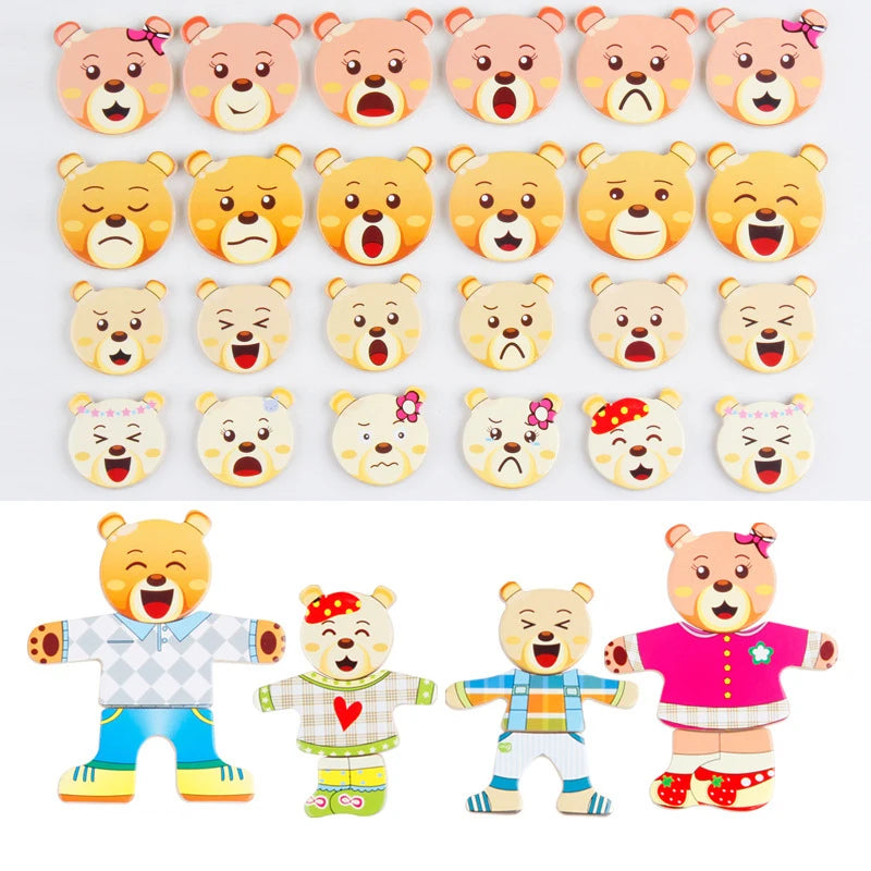 Children's Dress-Up Puzzle Game | Educational Wooden Jigsaw Toy for Early Learning | Perfect Gift for Kids