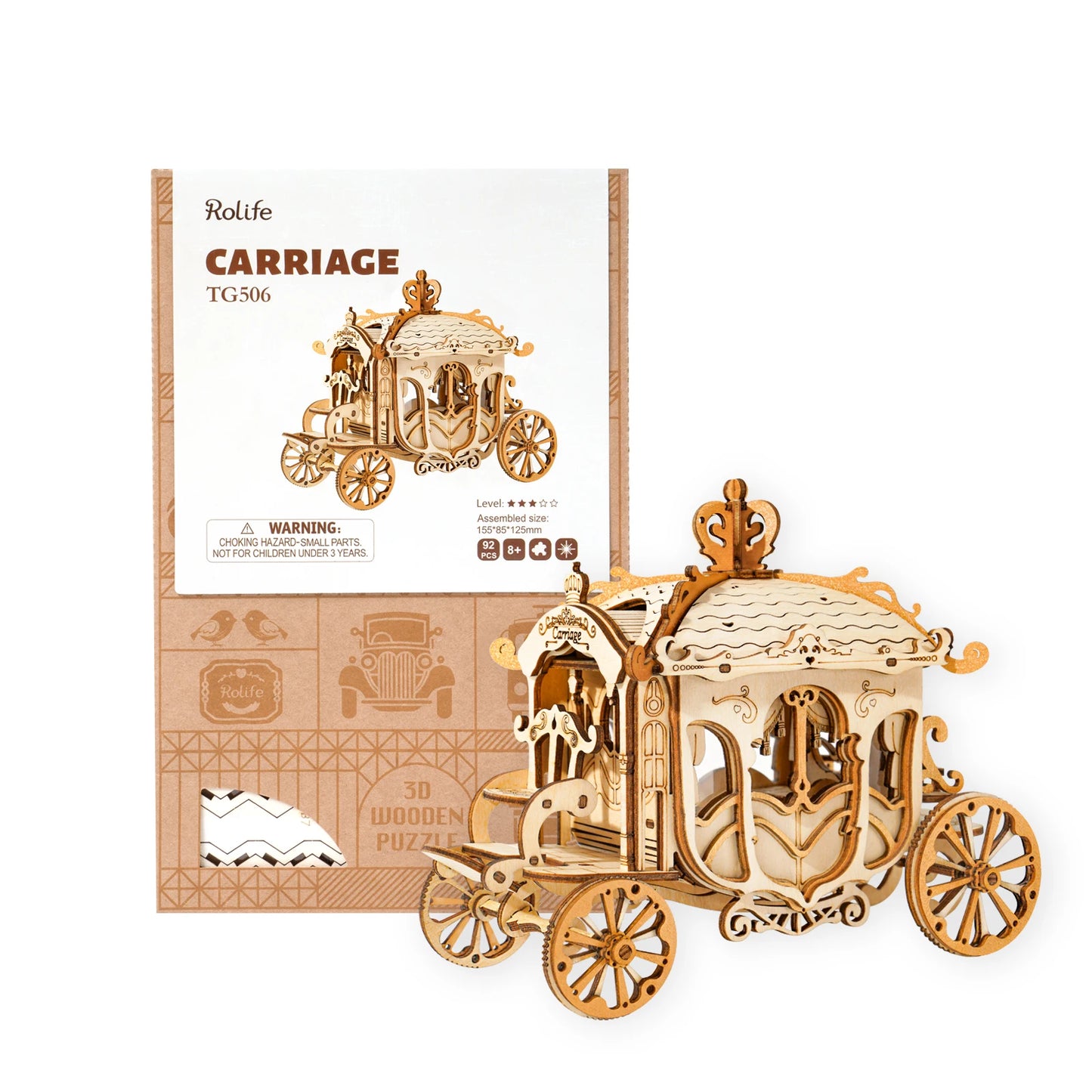 Get 25% Off on DIY 3D Transportation Wooden Model Kits – Vintage Car, Tramcar, and Carriage! Perfect Gift for Kids and Adults!