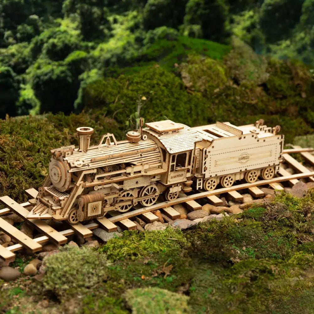Get Up to 25% Off on 3D Puzzle Movable Steam Train, Car, Jeep Assembly Toy – Perfect Gift for Children and Adults! Wooden Model Building Block Kits!