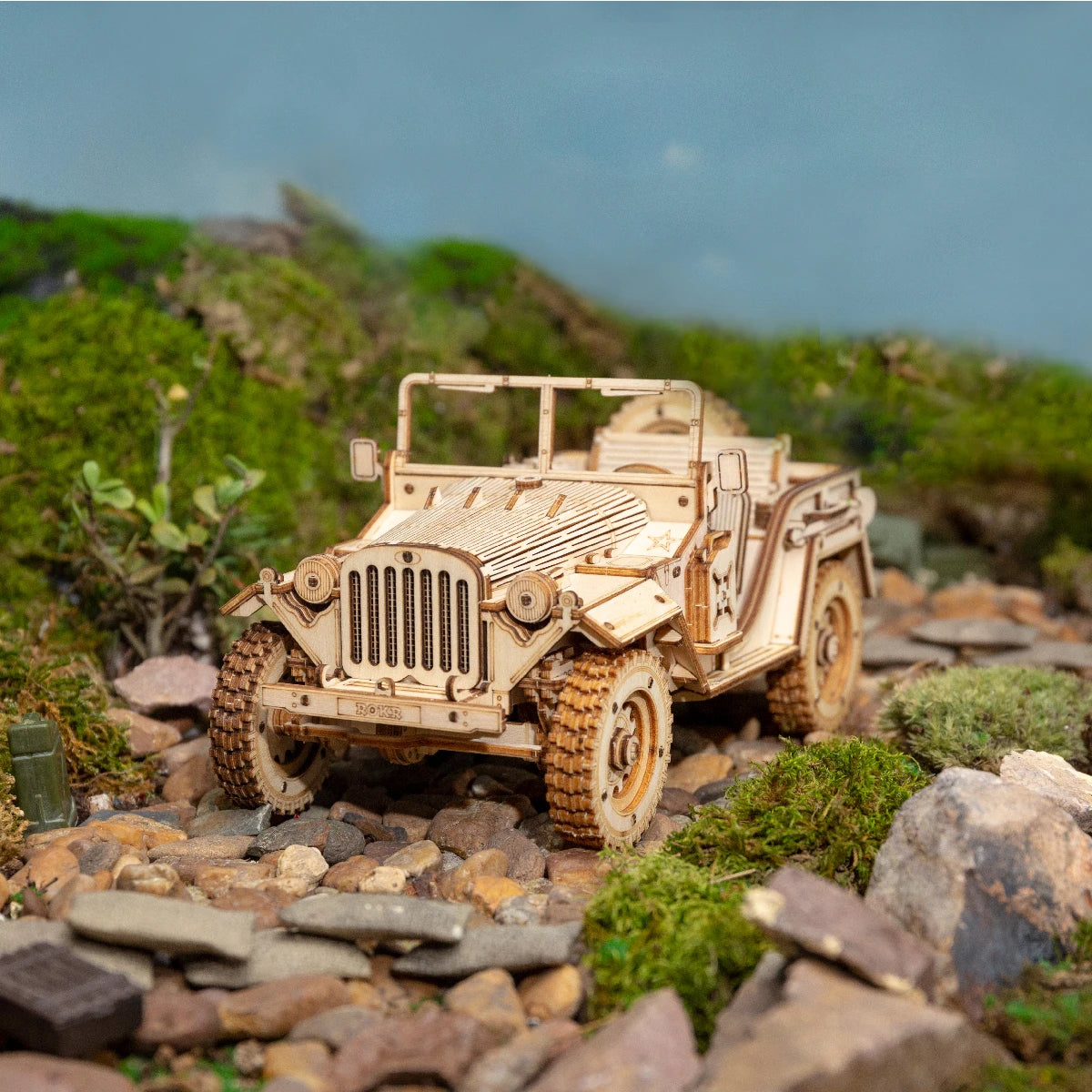 Get Up to 25% Off on 3D Puzzle Movable Steam Train, Car, Jeep Assembly Toy – Perfect Gift for Children and Adults! Wooden Model Building Block Kits!