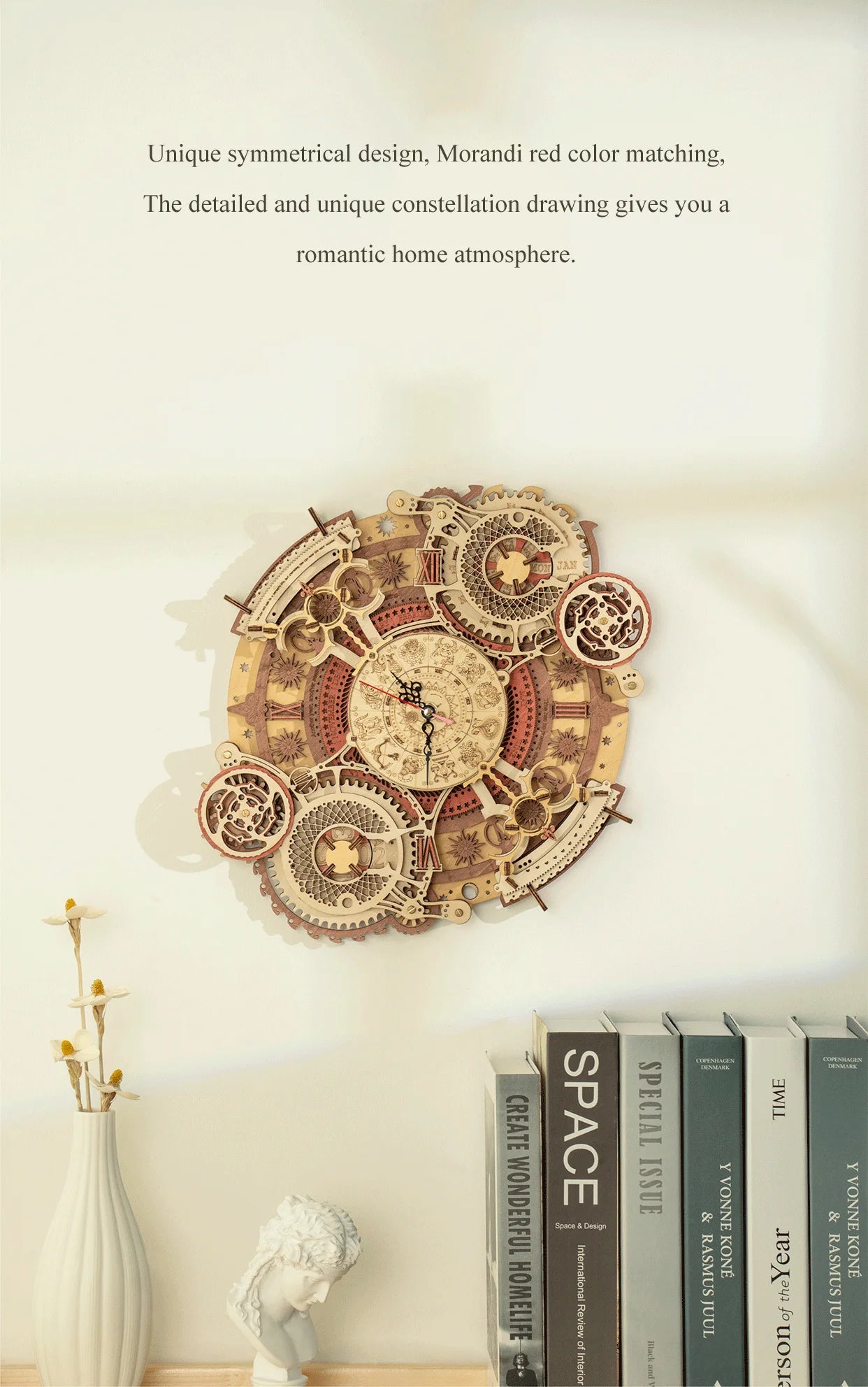 Special Discounts up to 25% on Zodiac Wall Clock: TIME ART 3D Wooden Puzzle Model Kit – Perfect DIY Gift for Teens and Adults!