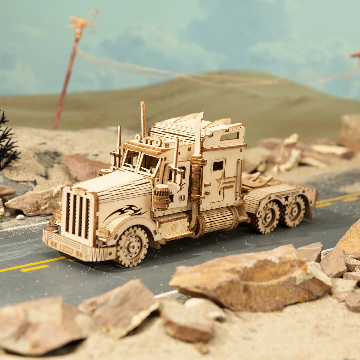 Get Up to 25% Off on 3D Puzzle Movable Steam Train, Car, Jeep Assembly Toy – Perfect Gift for Children and Adults! Wooden Model Building Block Kits!