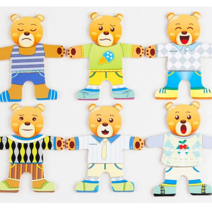 Children's Dress-Up Puzzle Game | Educational Wooden Jigsaw Toy for Early Learning | Perfect Gift for Kids