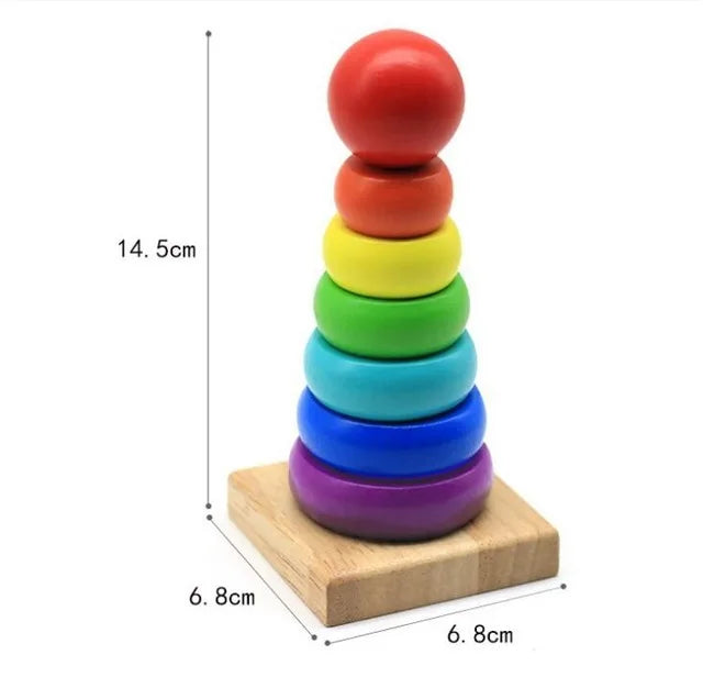 Montessori Wooden Puzzle – Educational Toy for Ages 1-3