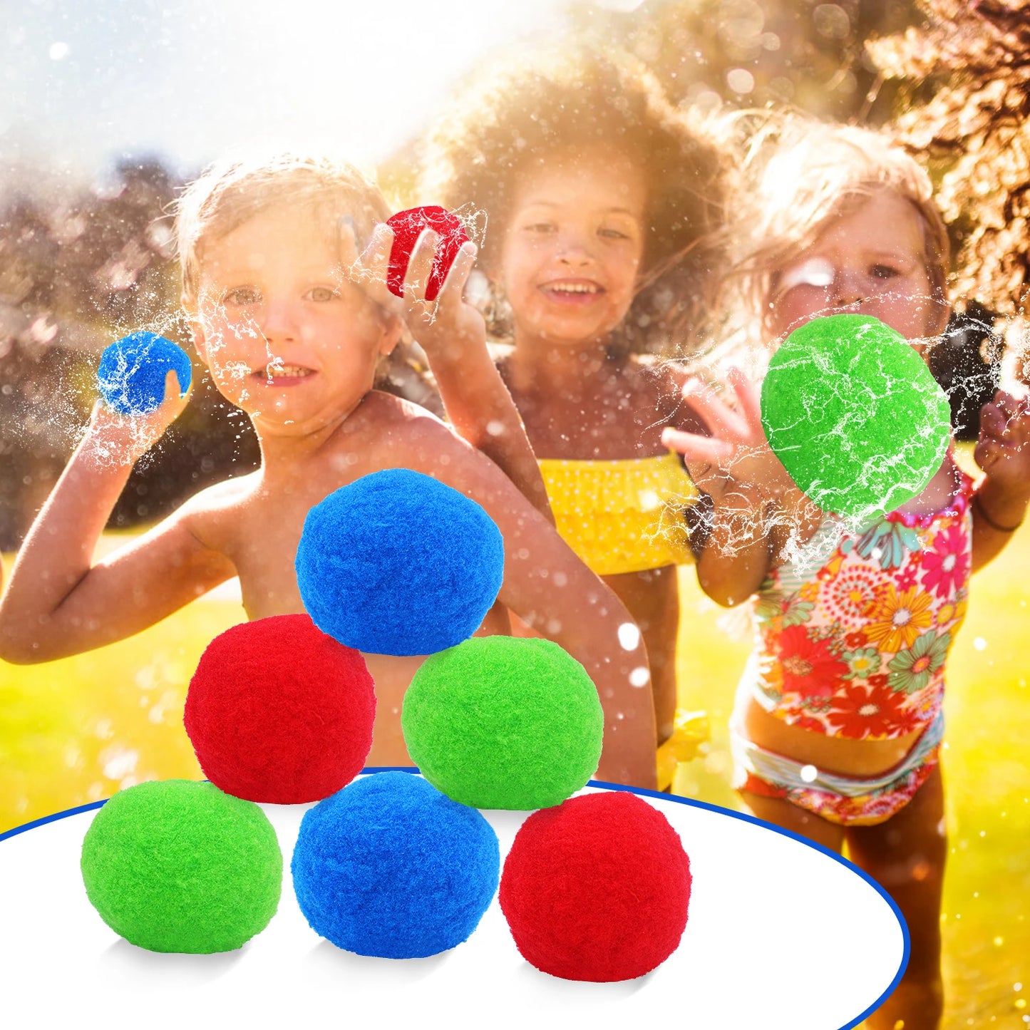 Reusable Water Cotton Balls – Perfect for Pools, Beach Parties, and Water Fights