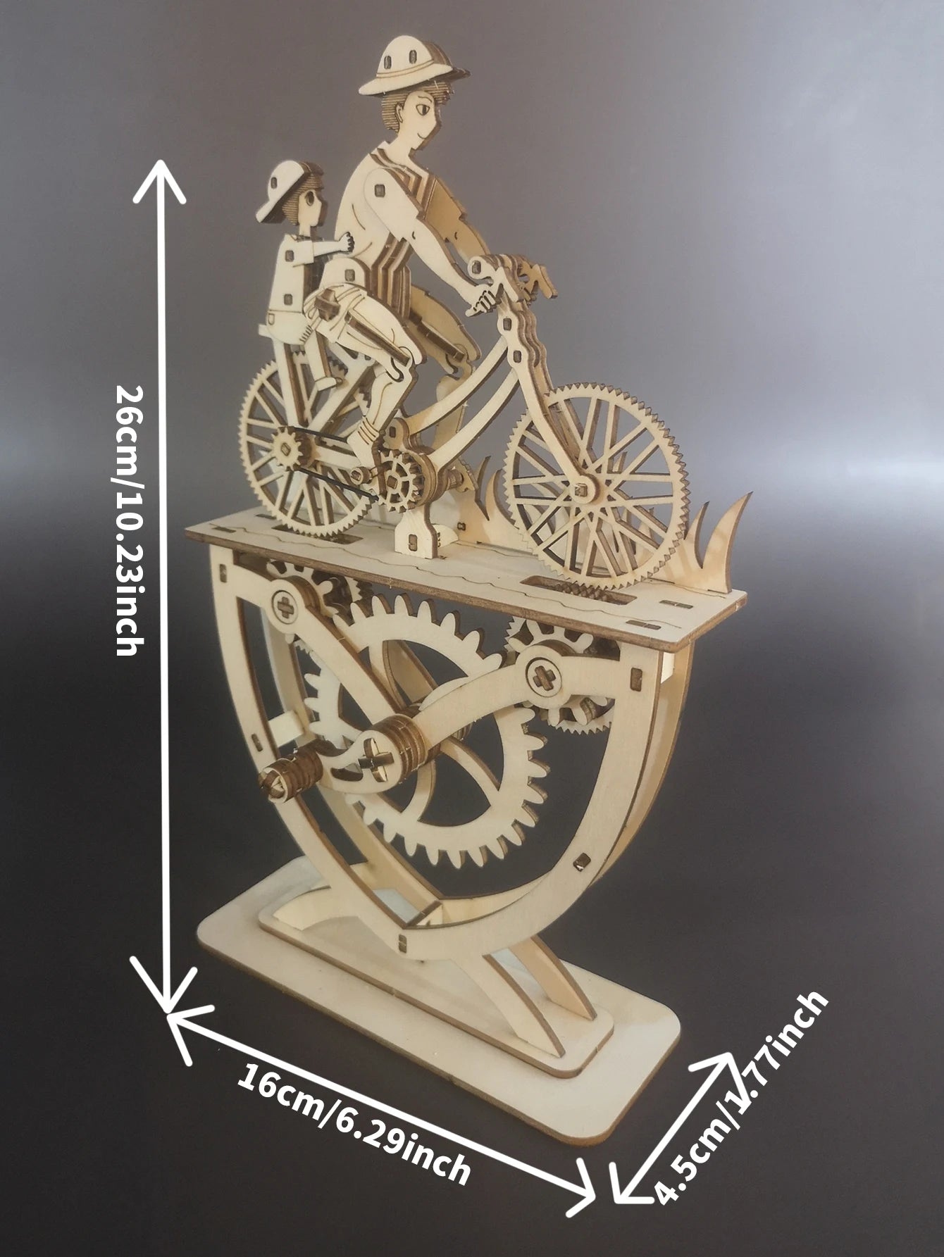 Up to 25% Off!!! 3D Wooden Puzzle Father and Son/Daughter - DIY Handmade Bicycle Assembly Model Kit – Creative Decoration