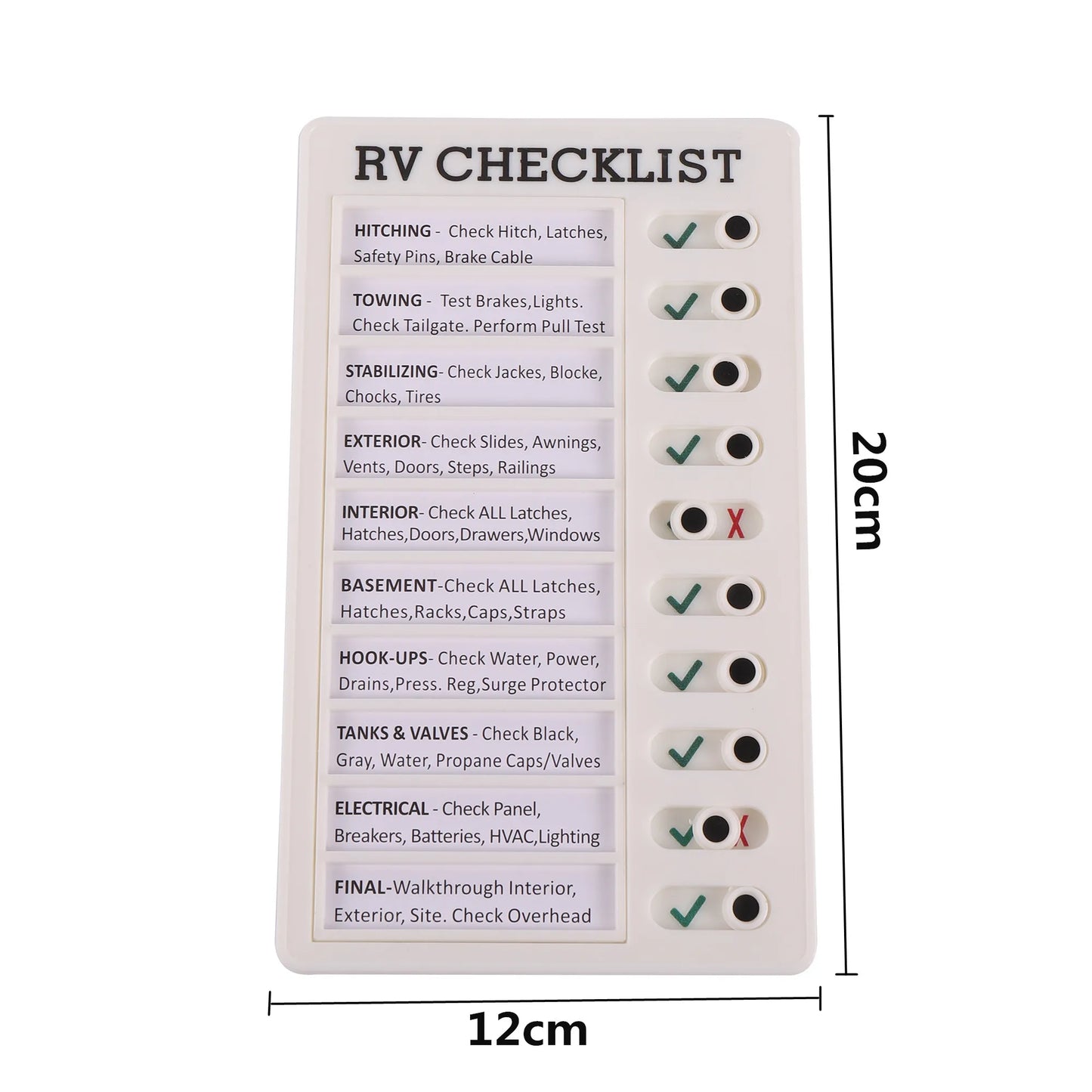 Reusable My Chores Checklist – Daily Planner Memo Board for Kids