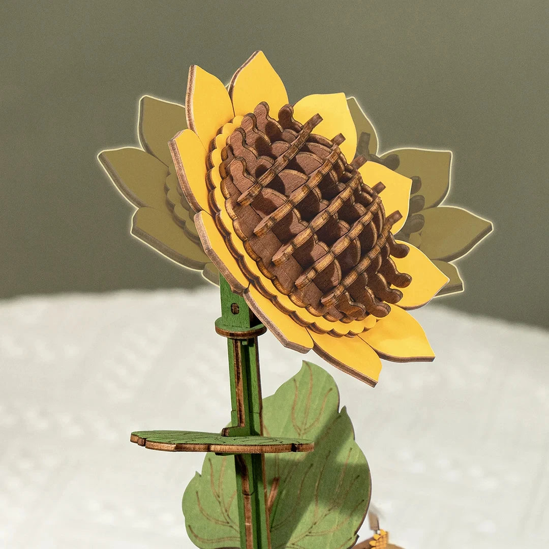 DIY Wooden Flower Bouquet: Beautiful Handmade Gift! Eco-Friendly Materials, 3D Puzzle for Girlfriends’ Decor. Exclusive Discounts up to 25%!