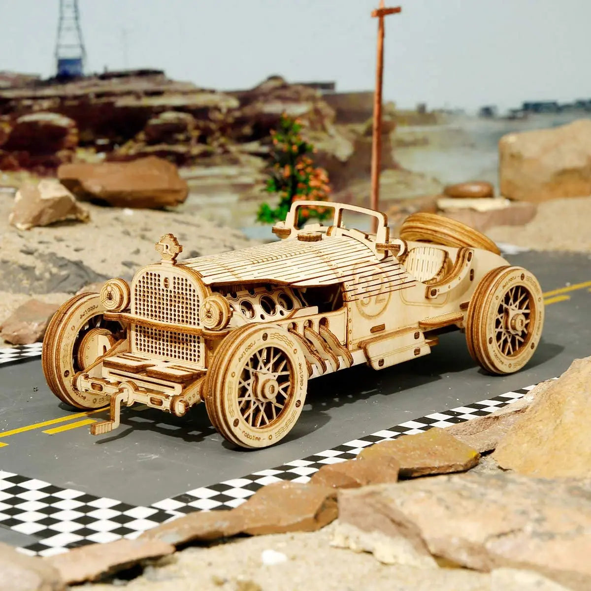 Get Up to 25% Off on 3D Puzzle Movable Steam Train, Car, Jeep Assembly Toy – Perfect Gift for Children and Adults! Wooden Model Building Block Kits!