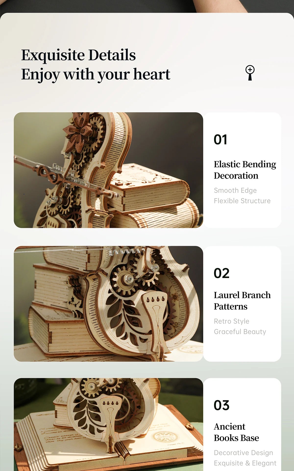 Get Up to 25% Off on 3D Wooden Puzzle Magic Cello Mechanical Music Box – Fun and Creative Toys for Teens and Adults!