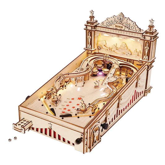 Get Up to 25% Off on 3D Pinball Machine – Vintage Style Fun for Kids, Adults, and Family Parties! Smooth Assembly 3D Wooden Puzzles!