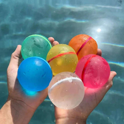 Magnetic Reusable Water Balloons – Quick Fill Self-Sealing Splash Balls for Kids