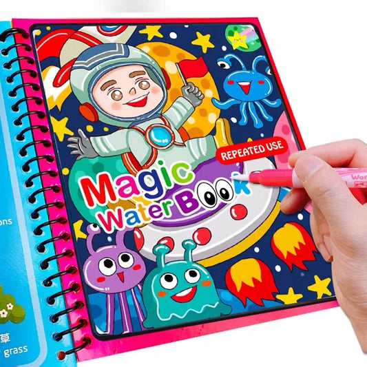 Reusable Magic Water Drawing Book – Early Learning Montessori Toy