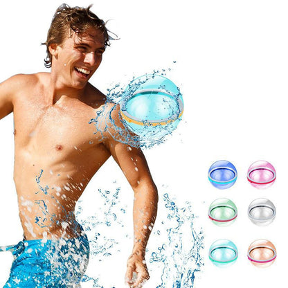 Magnetic Reusable Water Balloons – Quick Fill Self-Sealing Splash Balls for Kids